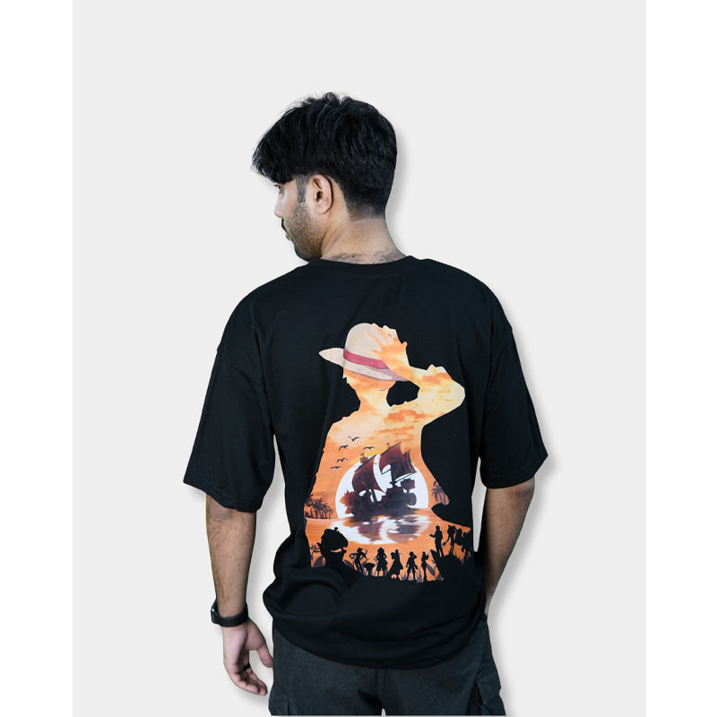 One Piece T-Shirt - Black