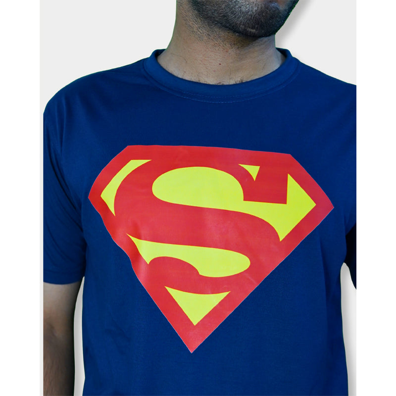 Superman Logo Tshirt - Blue